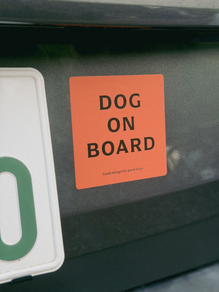 DOG ON BOARD 犬が乗ってます ステッカー