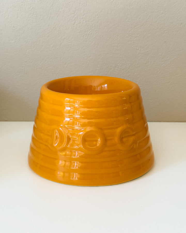 Bauer Pottery Ringware Dog Bowl｜アメリカ製 陶器の犬用食器