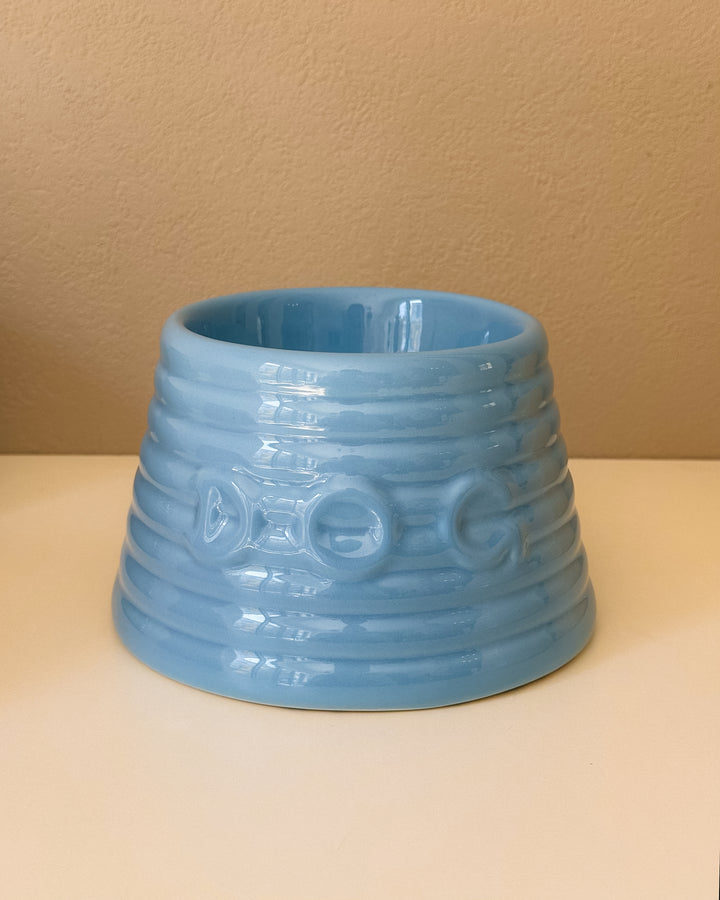Bauer Pottery Ringware Dog Bowl｜アメリカ製 陶器の犬用食器