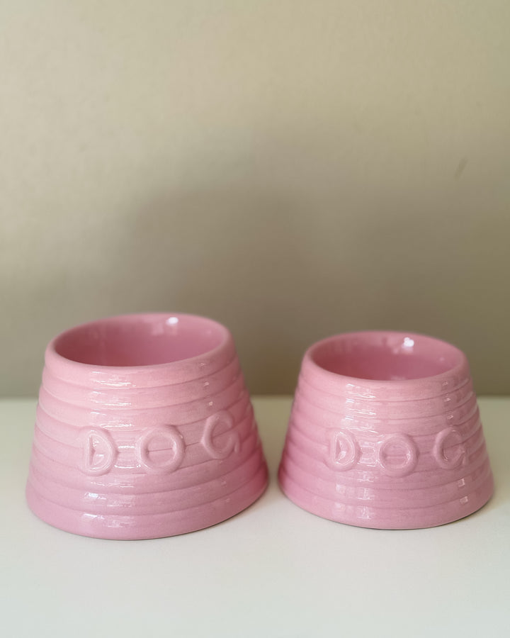 Bauer Pottery Ringware Dog Bowl｜アメリカ製 陶器の犬用食器